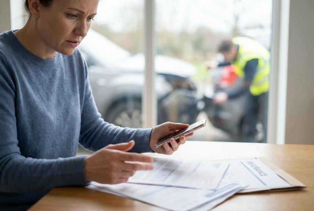 Kalendarz z zaznaczoną datą i notatką o terminie zgłoszenia szkody komunikacyjnej