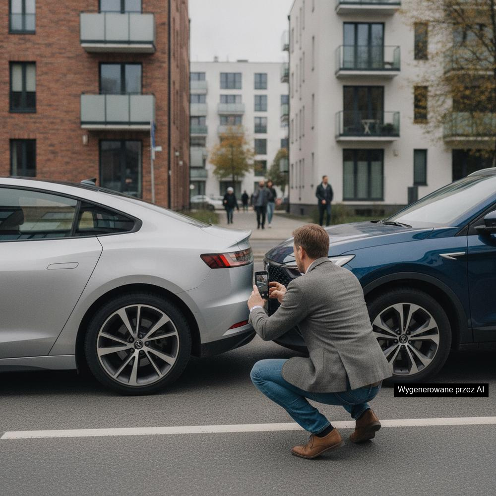 Kluczyki do samochodu i dokumenty, auto zastępcze z OC sprawcy po wypadku komunikacyjnym